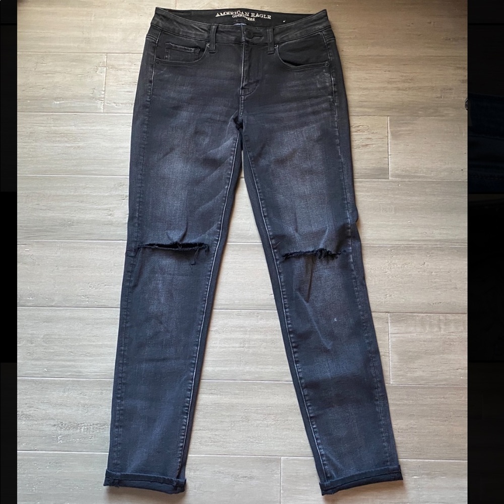 American Eagle Black Regular Jeans